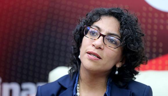 Leslie Urteaga, ministra de Cultura, dijo estar dispuesta de acudir al Congreso para explicar nombramiento de Ninoska Chandia en el IRTP. (Foto: Andina)
