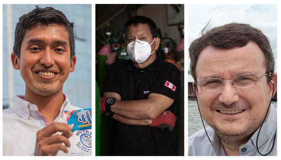 Personajes que nos dieron esperanza en el estado de emergencia por el coronavirus en el país. (Fotos: Andina/ Joel Alonzo/Facebook)