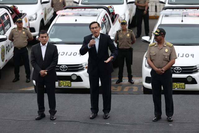 El mandatario refirió que si un elemento de la Policía está "involucrado en malos actos", será retirado de la institución. (Foto: Anthony Niño de Guzmán / GEC)