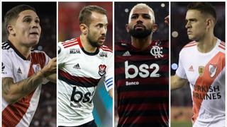 River Plate vs. Flamengo: el Top 20 de los jugadores más caros de los finalistas de la Copa Libertadores 2019 