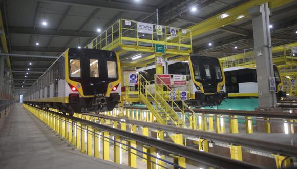 Ministerio de Transportes informó que la primera etapa de la Línea 2 del Metro de Lima, que comprende cinco estaciones, se encuentra al 98% y ya está próximo a iniciar pruebas. (Foto: MTC)