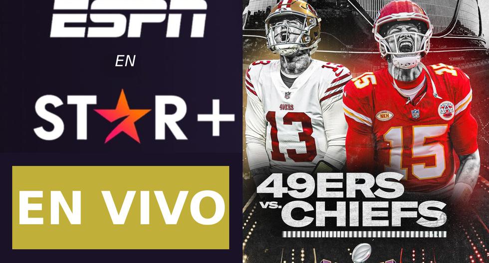Transmisión oficial vía Star Plus para ver el Super Bowl 2024 con el juego entre Chiefs vs. 49ers y el show de medio tiempo por streaming en Latinoamérica. (Foto: Star+)