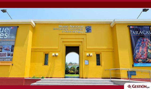 Museo Nacional de Arqueología, Antropología e Historia del Perú. Está ubicado en Pueblo Libre, cerca a la Plaza Bolívar (frente Municipalidad) y cuenta con un horario de atención de  Lunes a Domingo de 08:45 a.m. a 4:30 p.m.