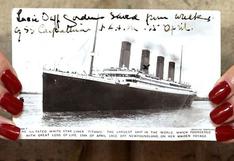 Dueño de reliquias del Titanic lanza la mayor venta hasta ahora