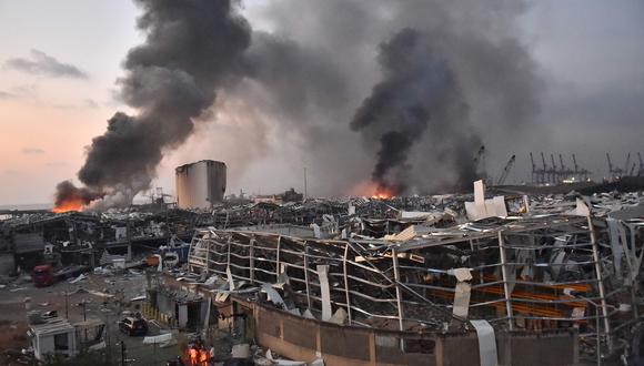 Unas 300,000 personas se han quedado sin casa en Beirut por la explosión. Foto: AFP / STR