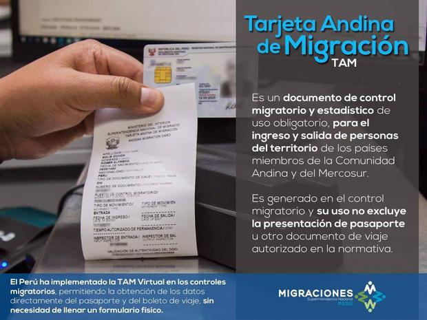 La TAM solo es solicitada entre los cuatros países que forman parte de la Comunidad Andina, es decir, en Perú, Colombia, Ecuador y Bolivia (Foto: Andina)