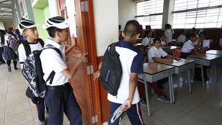 Clases escolares no se suspenderán el viernes 30 de setiembre ni el lunes 3 de octubre por elecciones