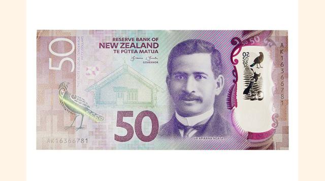 Nueva Zelanda: 50 dólares neozelandeses.