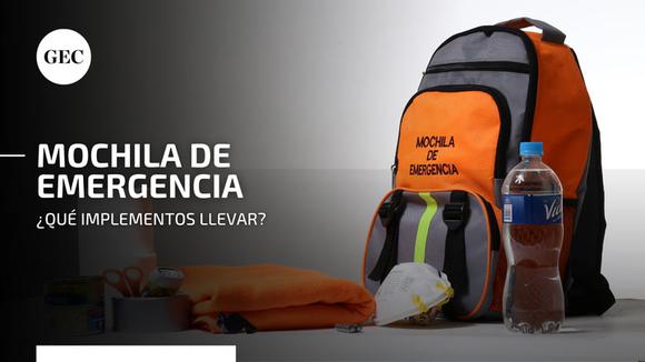 ¿Qué debe tener una mochila de emergencia?