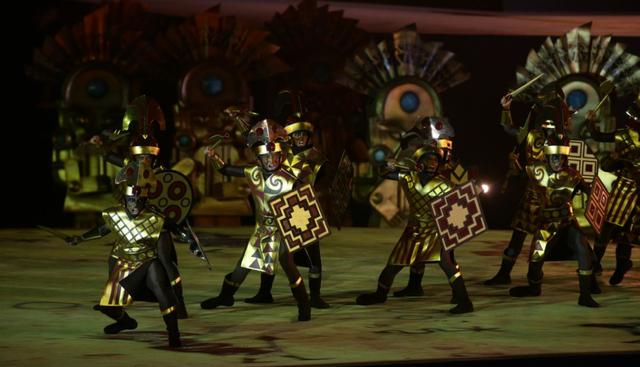 Decenas de personas participaron en las diferentes danzas típicas del Perú. (Jesús Saucedo/GEC)