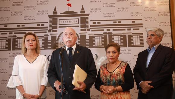 Carlos Tubino, vocero de Fuerza Popular, descartó una moción de censura contra Vicente Zeballos. (Foto: Juan Ponce / GEC)