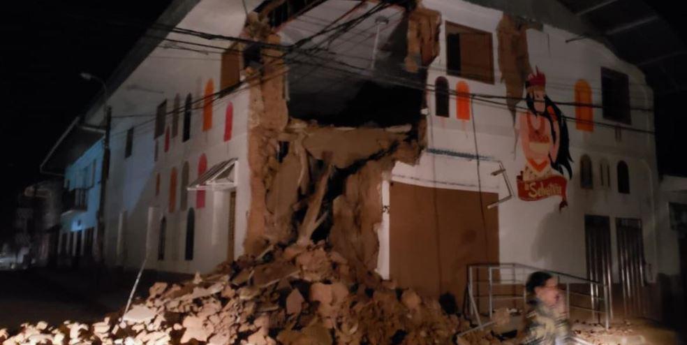 Sismo en Loreto. (Foto: Giovanni Acate/ Twitter)