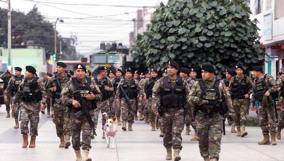 La Policía Nacional informó que se han desplegado 1,700 agentes en el distrito de San Martín de Porres. (Foto: Andina)