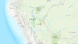 Sismo de magnitud 5.6 se reportó en Ucayali esta mañana