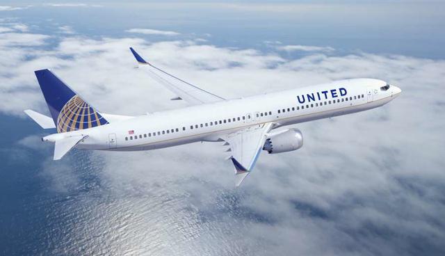 FOTO 3 | United Airlines. United Airlines cuenta con 14 aeronaves del Boeing 737 MAX 9. La aerolínea priorizó la seguridad de sus pasajeros y no los utilizará hasta que culminen las investigaciones.