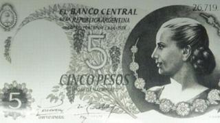 Argentina evalúa emitir billetes con el emblema del peronismo: Evita