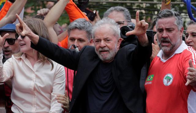 Lula da Silva: Una fiesta por la libertad del expresidente de Brasil en el sindicato que lo vio “nacer”. (Foto: Reuters)