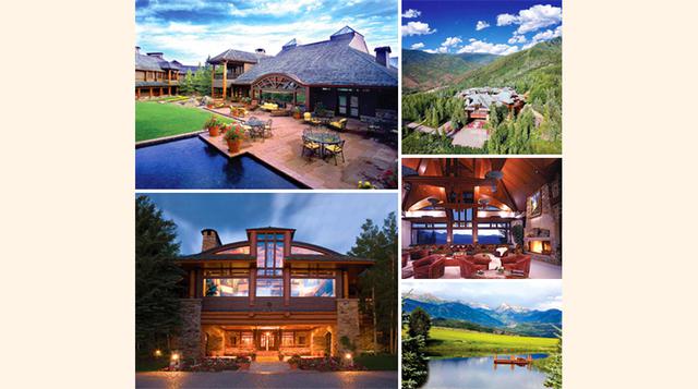 Hala Ranch (Aspen, EE.UU), US$ 135 millones. Tiene 56,000 pies cuadrados (5,200 m2) y actualmente es la tercera casa más cara en el mercado en los Estados Unidos. (Foto: Megaricos)