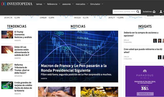 Investopedia Conoce todo lo que hay que saber del mundo de las inversiones, mercados y finanzas personales.