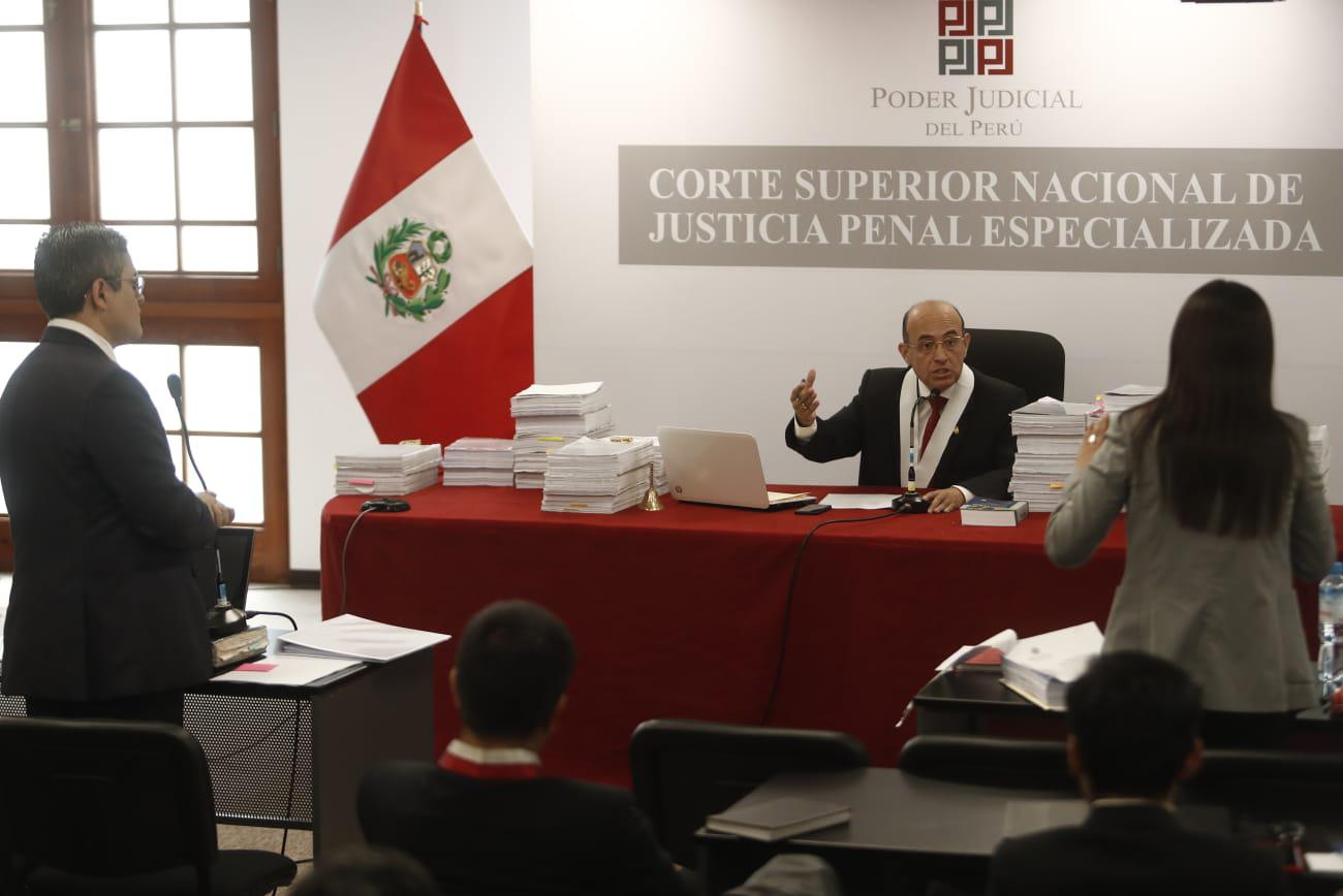 El fiscal José Domingo Pérez y la abogada de Keiko Fujimori, Giulliana Loza, tuvieron un cruce verbal en la anterior audiencia. (Foto: GEC)