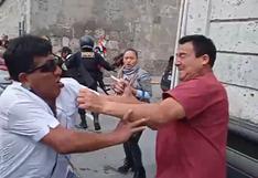 Congresista Edwin Martínez es agredido cuando salía del Consejo Regional de Arequipa