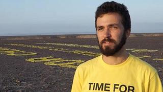 Greenpeace: Capturan a activista argentino que dañó las Líneas de Nazca