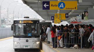 Metropolitano: Se buscaría subsidio del Estado similar al del Metro de Lima