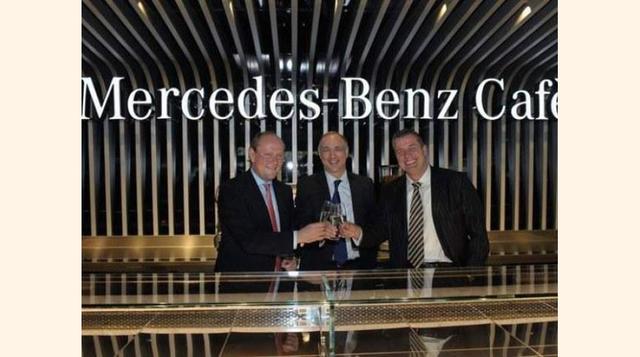 El Café es crucial para la estrategia de mercadeo del fabricante alemán, y forma parte de “Mercedes Me“, un nuevo servicio que se enfoca en el desarrollor de la marca por medio de servicios especializados.(Foto: Mega Ricos)