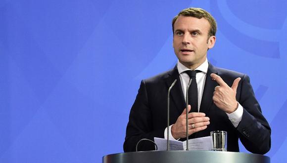 “Hay mucho nerviosismo sobre esta famosa tasa digital francesa. Creo que hemos hallado un muy buen acuerdo”, explicó el jefe del Estado francés. (Foto: AFP)