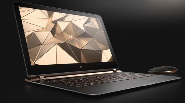 HP Spectre de LG. La laptop HP Spectre es lo contrario de la minimalista LG Gram. La bisagra se parece a una barra acordonada de oro, y tiene acentos de cobre en todo el equipo que rezuma lujo.