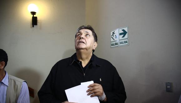 El ex mandatario Alan García cuenta con impedimento de salida del país por 18 meses. (Foto: Mario Zapata / GEC)