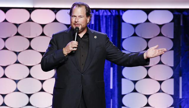 Puesto 15: Marc Benioff. Fundó Salesfore en 1999 y su fortuna es de US$ 6.58 mil millones. (Foto: AFP)