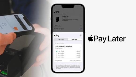 Los usuarios podrán solicitar préstamos de entre 50 y 1,000 dólares, que podrán usar para compras en línea y dentro de aplicaciones en iPhone y iPad con comercios que acepten Apple Pay, según la empresa.