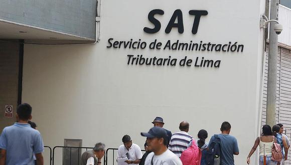 SAT de Lima. Foto: El Comercio)