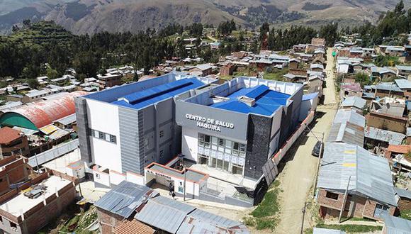 El Centro de Salud Haquira en Apurímac es una obras reactivadas. Foto: Minsa