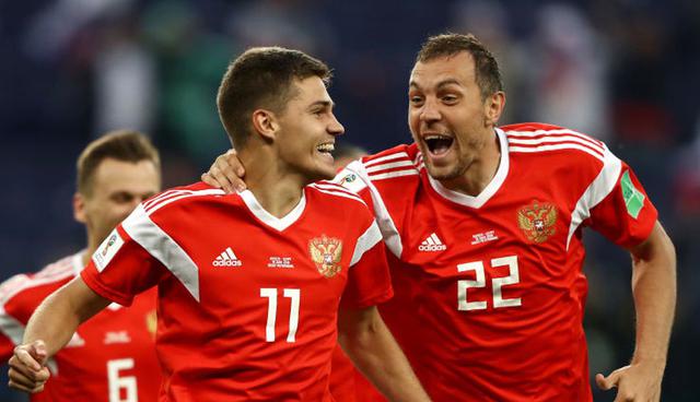 FOTO 1 | Rusia, cuartofinalista del Mundial, anotó una vez por cada 4.5 remates al arco, convirtiéndose en el equipo más eficiente del torneo en este sentido. (Foto:FIFA)