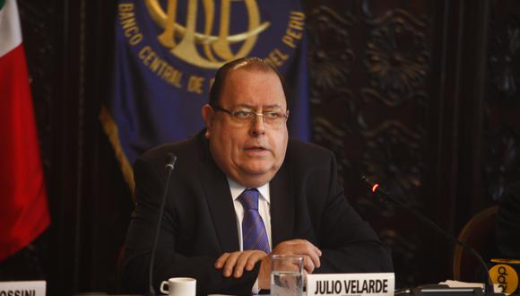 Julio Velarde, presidente del BCR. (Foto: GEC)