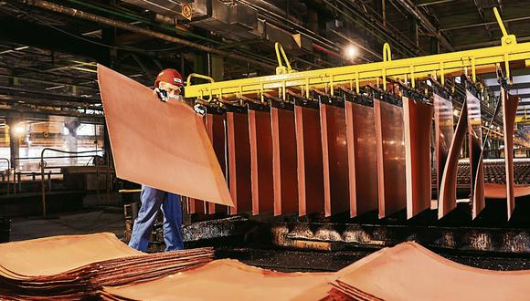 En marzo de este año -por ejemplo- el precio del cobre impuso un nuevo máximo histórico tras cotizarse en US$ 4,867 la libra (US$10.730,0 la tonelada). (Foto: Bloomberg)