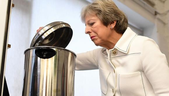 Theresa May, primera ministra del Reino Unido. (Foto: AFP)