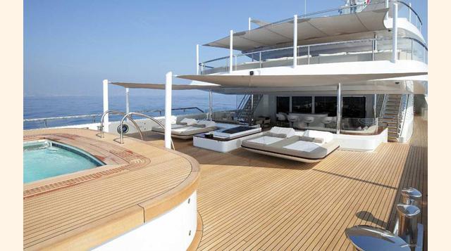 Grace E. Ofrece un espacio para 12 pasajeros y una tripulación de 20. Navega por El Caribe y cuesta US$ 595,000 por semana. (Foto: telegraph)