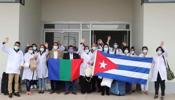Los médicos y enfermeras cubanos fueron enviados a hospitales de cuatro regiones del país. (Foto: Embajada de Cuba en Perú)