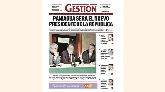 Fines de semana. El periódico tuvo una etapa en la que circuló los siete días de la semana. Incluso, se vendía en días feriados. Esta etapa fue del 23 de abril de 1994 al 30 de diciembre del 2000.