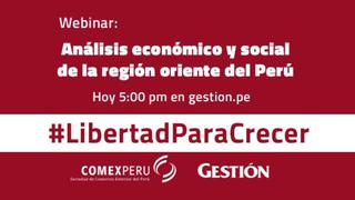 #LibertadParaCrecer: hoy a las 5:00 pm sigue el webinar sobre la región oriente