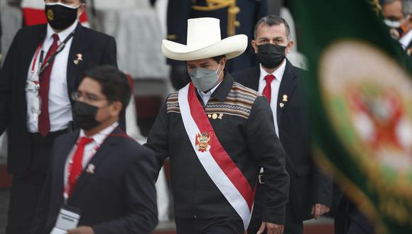 El presidente del Perú, Pedro Castillo, anunció que no despachará en Palacio de Gobierno. (Foto: EFE)