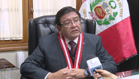 Jorge Luis Salas Arenas señaló que el cuidado contra el coronavirus debe ser un esfuerzo colectivo. (Foto: Poder Judicial)