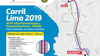 Lima 2019: este sábado empieza prueba de carril exclusivo para desplazamiento de delegaciones