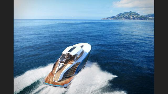 Es propulsado por dos motores Rolls-Royce MTU V10 2000 M96 y un sistema de propulsión de chorro de agua, a una velocidad máxima de más de 45 nudos. (Foto: Megaricos)