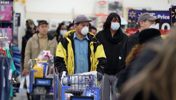Los supermercados de Estados Unidos han tomado medidas ante la pandemia de coronavirus. (Foto: AFP)