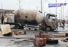Villa El Salvador: Camión de GLP que explotó obtuvo su permiso ante Osinergmin hace cuatro meses