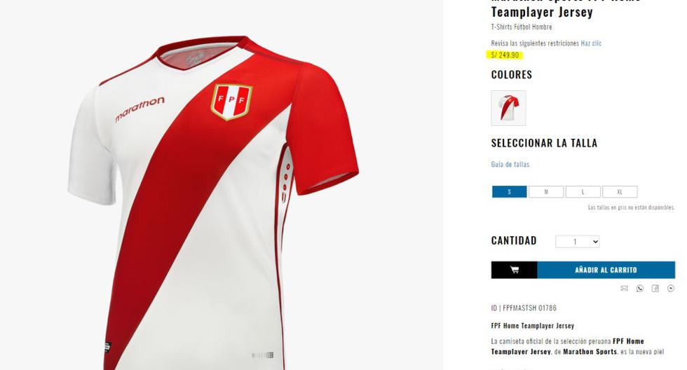 emprender polilla Comorama Selección Peruana: Marathon reveló el precio de la camiseta 'Blanquirroja'  | TENDENCIAS | GESTIÓN